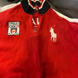 Bog and Tall Polo Canada Zip Sweatshirt